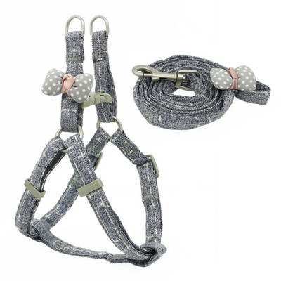 Povodac za pse Povodac Set ogrlica Podesiva mekana simpatična mašna Povodac za pse za male srednje kućne ljubimce Povodac za hodanje na otvorenom Potrepštine za kućne ljubimce