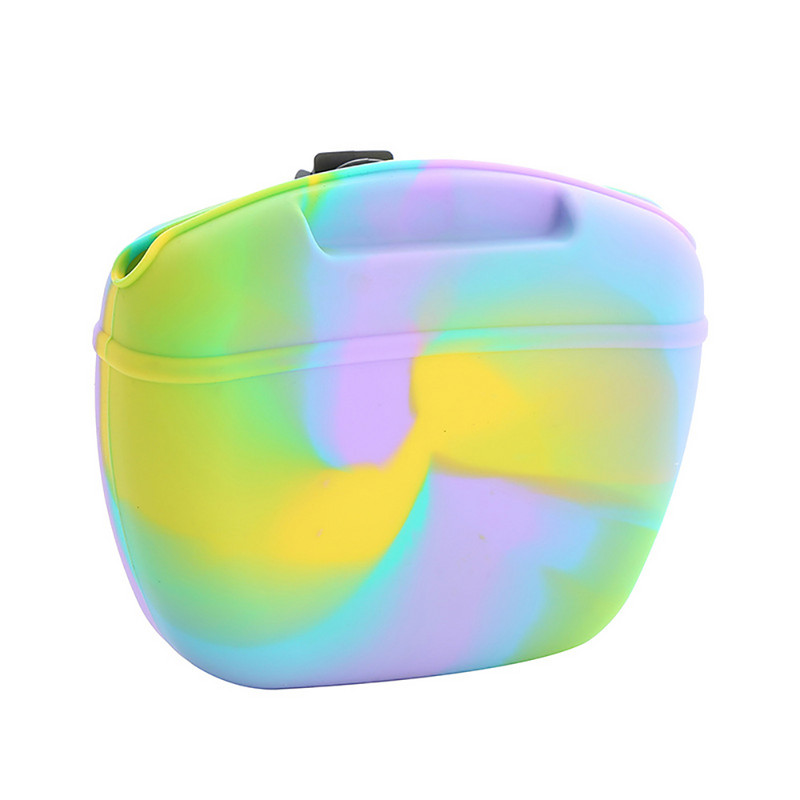 Geantă portabilă pentru dresaj pentru câini, din silicon, pentru animale de companie, husă pentru momeală pentru gustare