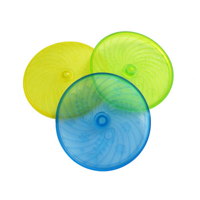 Plastic Animale de companie câine Disc zburător Jucărie de joacă în aer liber Rezistență la mușcătură Jucării pentru animale de companie Materiale pentru pisici Antrenamentul câinilor