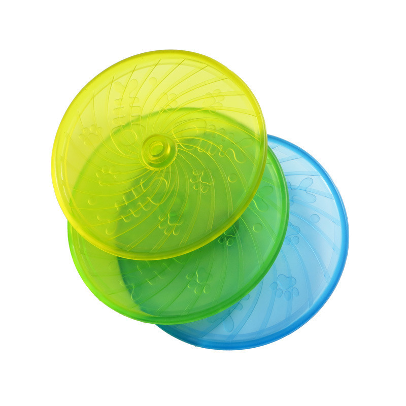 Plastic Animale de companie câine Disc zburător Jucărie de joacă în aer liber Rezistență la mușcătură Jucării pentru animale de companie Materiale pentru pisici Antrenamentul câinilor