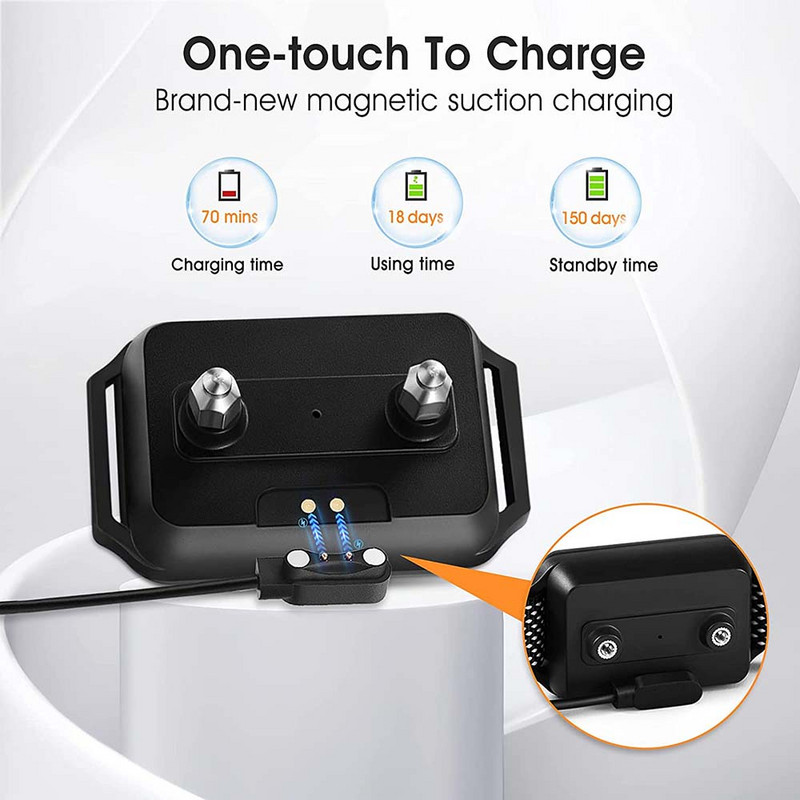 Ogrlica za pse protiv lajanja s ekranom osjetljivim na dodir, punjiva, humana, inteligentna, električna ogrlica za dresuru kućnih ljubimaca Dodaci za pse bez šoka