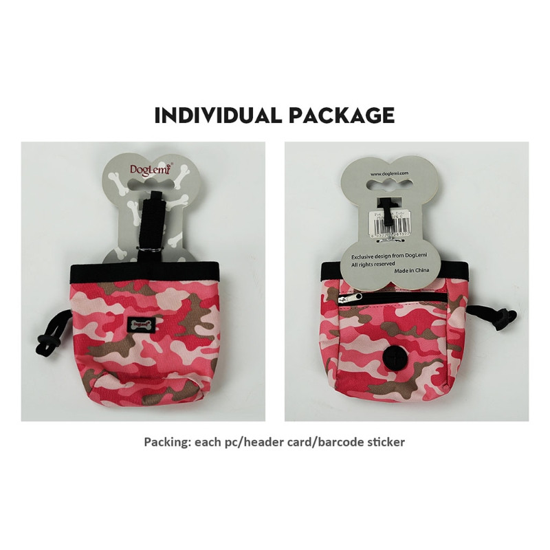 Geantă portabilă multifuncțională cu tratare pentru câini.