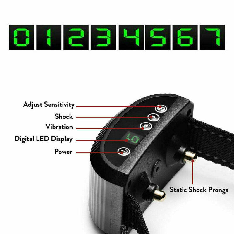 Κολάρο με γάβγισμα σκύλου Συμπαγές κατά του γαβγίσματος Εκπαίδευση με τηλεχειρισμό διακοπής ήχου-δόνησης-σόκ Εκπαίδευση Εργαλεία κατοικίδιων ζώων