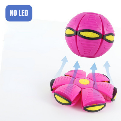 Vaikų plokščio metimo disko kamuoliukai, skraidantys NSO stebuklingi kamuoliukai su lengvu žaislu Vaiko lauko sodas paplūdimio žaidimas Sporto kamuoliai Interaktyvus žaislas