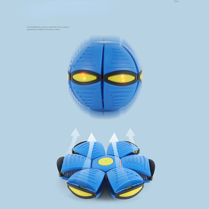 Vaikų plokščio metimo disko kamuoliukai, skraidantys NSO stebuklingi kamuoliukai su lengvu žaislu Vaiko lauko sodas paplūdimio žaidimas Sporto kamuoliai Interaktyvus žaislas