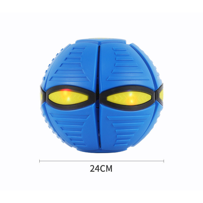 Vaikų plokščio metimo disko kamuoliukai, skraidantys NSO stebuklingi kamuoliukai su lengvu žaislu Vaiko lauko sodas paplūdimio žaidimas Sporto kamuoliai Interaktyvus žaislas