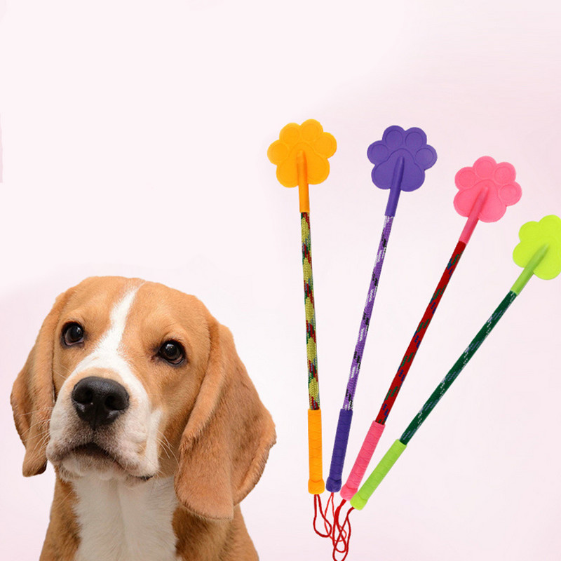 Stick Training Dog Clicker Dogs Petcat Dogs Lure Wand Παιχνίδια Διαδραστικά ραβδιά Εξοπλισμός Κουτάβι Target Click Teasing Pole