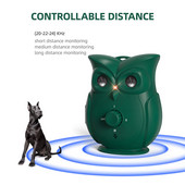 Πώμα υπερήχων Bark Dog Repeller Owl Shape Εκπαίδευση κατοικίδιων Stop Barking Αντιθορυβικό πώμα συσκευής Αποτρεπτικά εργαλεία Προμήθειες για κατοικίδια