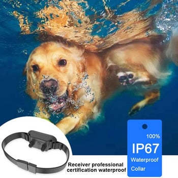 800 м водоустойчив нашийник за обучение на кучета за домашни любимци нашийник за кучета с дистанционно управление с шок против лай вибрация звук електрошок кучета