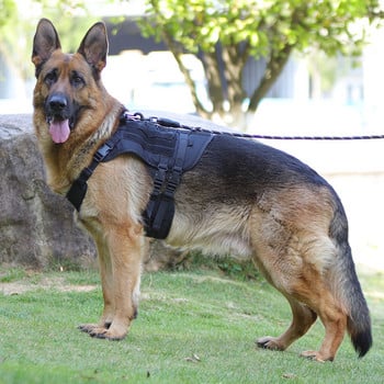 Στρατιωτικά Tactical Big Dog λουριά Oxford υφασμάτινο γιλέκο λουριά για μεσαίου μεγέθους σκύλο Labrador German Shepherd Ιμάντες στήθους εξωτερικού χώρου