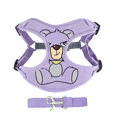 Tõmbamisvaba lemmikloomakoera rakmed ja juhtnööride komplekt reguleeritav kutsikakassi rakmete vest Helkurkõndimisnöör kutsikale Akita