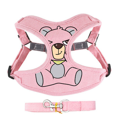 Tõmbamisvaba lemmikloomakoera rakmed ja juhtnööride komplekt reguleeritav kutsikakassi rakmete vest Helkurkõndimisnöör kutsikale Akita