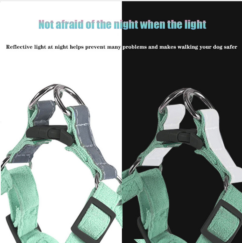 Tõmbamisvaba lemmikloomakoera rakmed ja juhtnööride komplekt reguleeritav kutsikakassi rakmete vest Helkurkõndimisnöör kutsikale Akita
