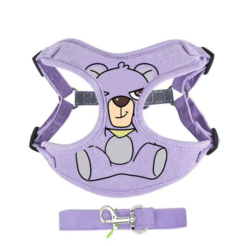 Tõmbamisvaba lemmikloomakoera rakmed ja juhtnööride komplekt reguleeritav kutsikakassi rakmete vest Helkurkõndimisnöör kutsikale Akita