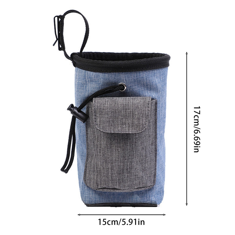 Nešiojamas šunų skanėstų krepšys Lauko šunų skanėstų maišelis dresavimui Didelės talpos naminių gyvūnėlių dresuotojo juosmens krepšys šunų reikmenys