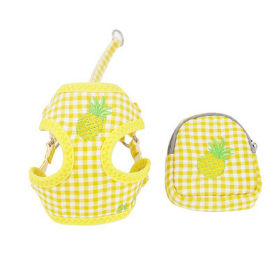 Curele pentru piept pentru animale de companie Funie de tracțiune Lesă pentru câine brodat simplu Cureaua pentru piept Accesorii drăguțe pentru animale de companie Lesă pentru animale de companie Lesă pentru câini Articole pentru animale de companie