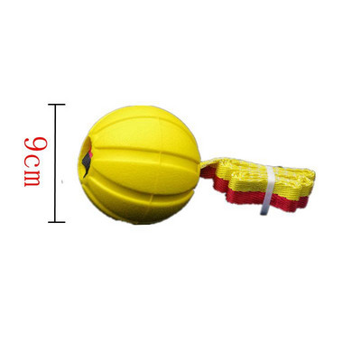 Žaislas naminiams gyvūnėliams su virve Interaktyvūs šunų žaislai Naminių šunų dresūra Kramtomi žaislai Dantų valymas Nesunaikinamas kietas EVA elastingas rutulys