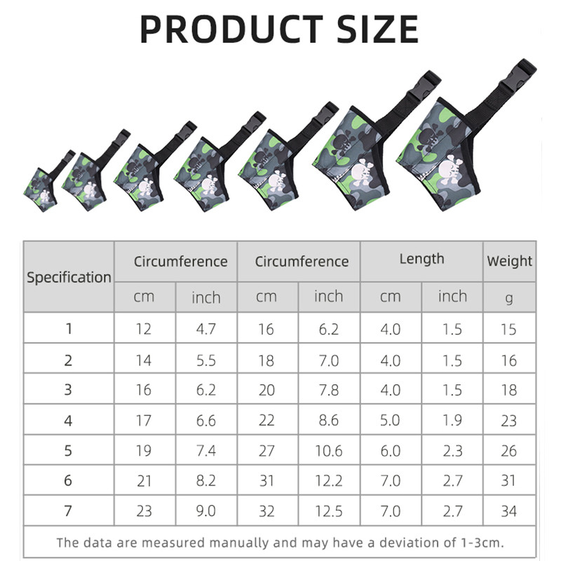 Reguliuojamas naminių šunų snukis Kvėpuojantis nuo žievės kramtymo šunų snukučiams Treniruojantis respiratorius mažiems ir vidutiniams dideliems šunims burnos kaukė