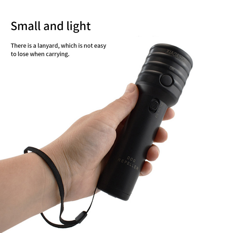 Ultrazvučni uređaj za tjeranje pasa, uređaj protiv lajanja, odvraćanje od lajanja, oprema za obuku s LED svjetiljkom, dodaci za pse