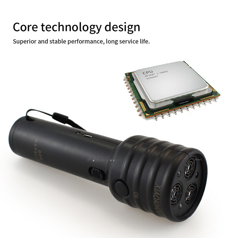 Ultrazvučni uređaj za tjeranje pasa, uređaj protiv lajanja, odvraćanje od lajanja, oprema za obuku s LED svjetiljkom, dodaci za pse