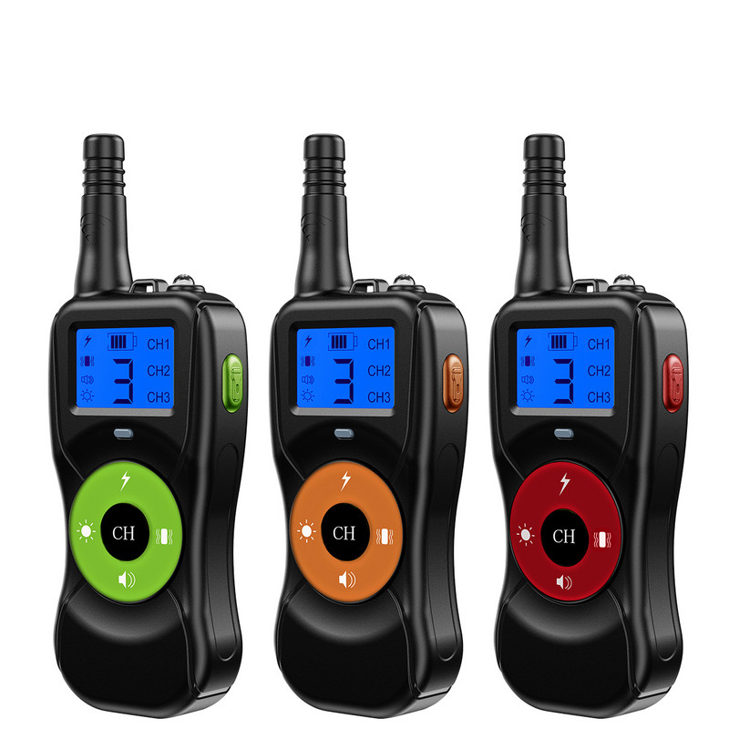 Uus 800 m (2600 jalga) kaugtreeningu vahemik T502 Koerte treeningkaelarihm IPX7 veekindel 4 režiimi Shock Vibration Sound Pet Tool 60% soodsamalt