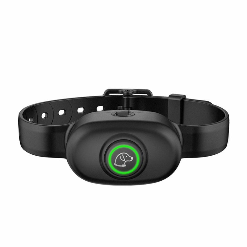 Νέα επαναφορτιζόμενα προμήθειες κατοικίδιων ζώων με επαναφορτιζόμενο σκύλο κατά του φλοιού για κολάρο Bark Terminator Stop Electric Shock*