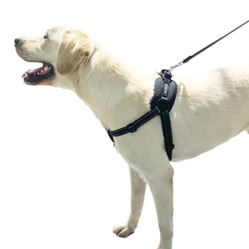Нагръдник за кучета Удобна подплата Без дърпане Регулируем отразяващ Малък голям Предпазен колан за разходка за домашни любимци и жилетки
