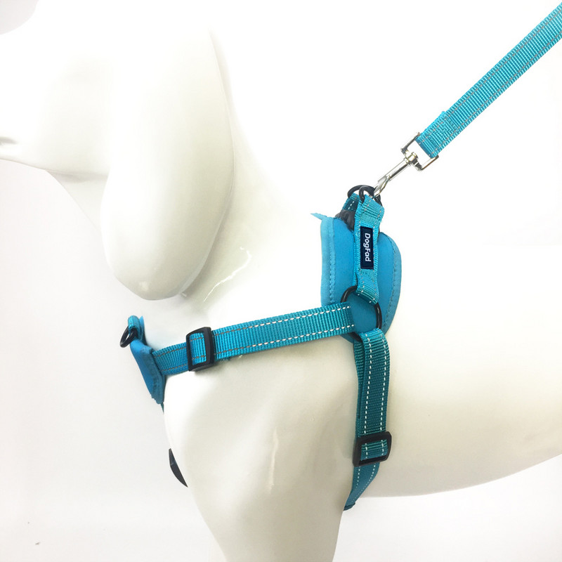 Šunų diržai Patogus pamušalas be traukimo, reguliuojamas šviesą atspindintis mažas didelis saugos vaikščiojimo naminių gyvūnėlių diržai ir liemenės