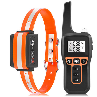 Dispozitiv de dresaj de câini cu telecomandă 1000M dispozitiv de dresaj de câini cu opritor de lătrat de control vocal