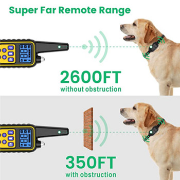 800M електрически нашийник за обучение на кучета Водоустойчиво дистанционно управление против лай нашийник за кучета Акумулаторни продукти за заглушаване на домашни любимци