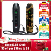 TinMiu Dispozitiv de respingere cu ultrasunete pentru câini Dispozitiv anti lătrat Dispozitiv de respingere a pisicilor de companie pentru dresaj de câini Reîncărcare USB cu lanternă