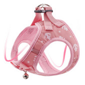 Χαριτωμένο λουρί και λουρί για λουρί για σκύλους λουρί για λουρί για κατοικίδια Γιλέκο για λουρί για μικρό ζώο Chihuahua Teddy chiens Yorkshire Pugs