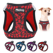 Set de ham și lesă pentru câini respirabil, plasă reflectorizantă, ham pentru căței de companie, vestă, lea de plumb, ham chihuahua pentru câini de talie mică