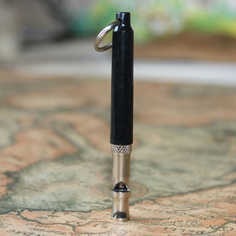 Dog Whistle Pet Ζώο Σφυρίχτρα Εκπαίδευσης Σκύλων Υψηλή Συχνότητα Υπερηχητικό Σφυρίχτρα Stop Barking Bark Control Δίχρωμο μπρελόκ φλάουτου