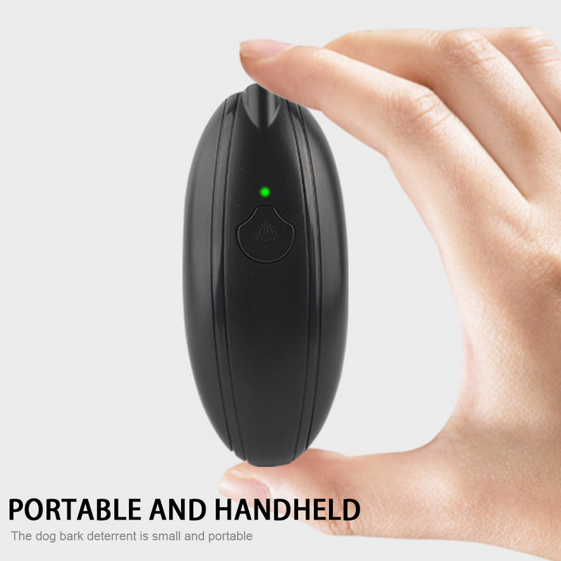 Υπέρηχος Dog Repeller Dog Bark Control Device Stop Anti Barking Αποτρεπτικό Πώμα κακής συμπεριφοράς για σκύλους Επαναφορτιζόμενο USB