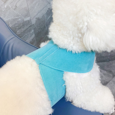 Lesă de câine pentru animale de companie, curea de piept anti rupere cu lesă de câine pisoi cățel vestă de culoare solidă pisică confortabilă guler de câine îmbrăcăminte pentru animale de companie