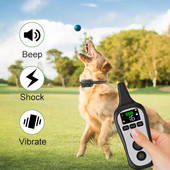 Vodootporno sredstvo za odvraćanje od psećeg laveža, šok, vibracija, zvuk 3 načina rada, pas prestaje lajati, prijenosna električna ogrlica za dresuru pasa, proizvodi za kućne ljubimce