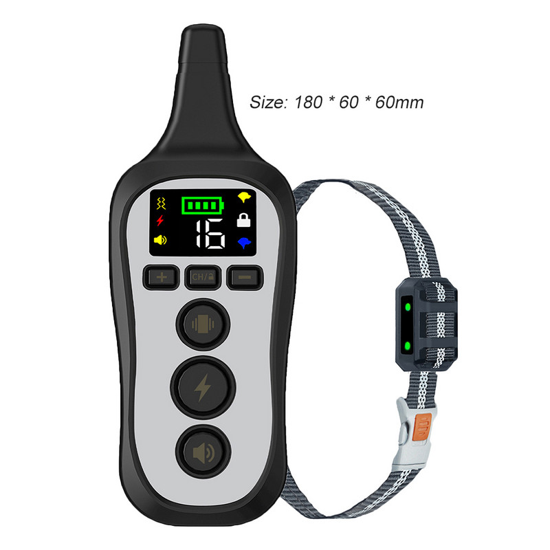 Vodootporno sredstvo za odvraćanje od psećeg laveža, šok, vibracija, zvuk 3 načina rada, pas prestaje lajati, prijenosna električna ogrlica za dresuru pasa, proizvodi za kućne ljubimce