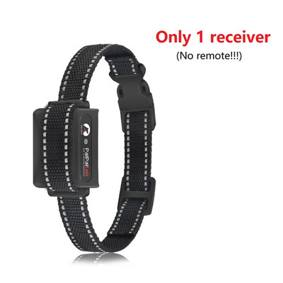 800M κολάρο εκπαίδευσης σκύλων με τηλεχειριστήριο Μαύρο αντανακλαστικό νάιλον κολάρο κολιέ σκύλου Αδιάβροχο επαναφορτιζόμενο αξεσουάρ για κατοικίδια