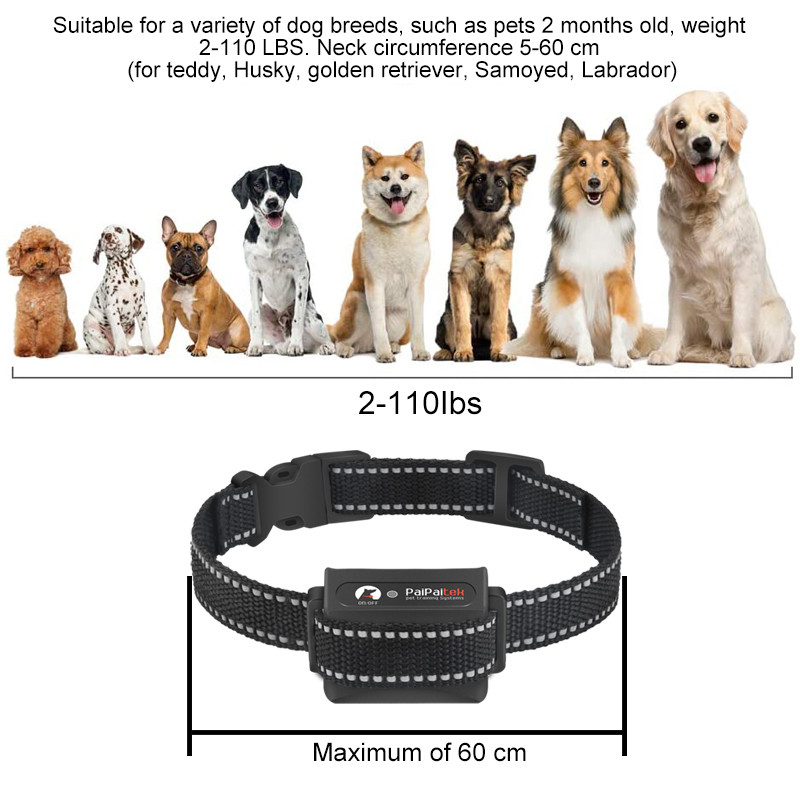 800M κολάρο εκπαίδευσης σκύλων με τηλεχειριστήριο Μαύρο αντανακλαστικό νάιλον κολάρο κολιέ σκύλου Αδιάβροχο επαναφορτιζόμενο αξεσουάρ για κατοικίδια