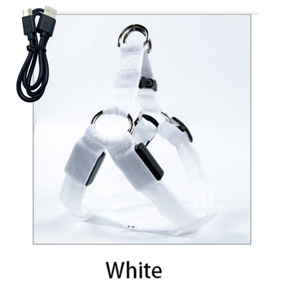 USB svjetlo za punjenje ili gumb za bateriju Treperenje Povodac za kućne ljubimce Pas nti-Lost/Izbjegavanje automobilske nesreće Perros Safe Prsni remeni Svjetleći