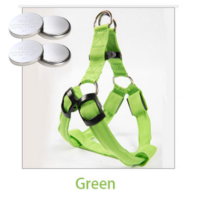 USB svjetlo za punjenje ili gumb za bateriju Treperenje Povodac za kućne ljubimce Pas nti-Lost/Izbjegavanje automobilske nesreće Perros Safe Prsni remeni Svjetleći