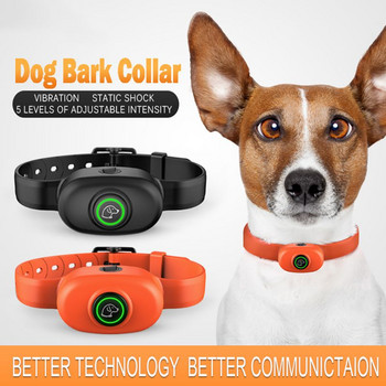 2020 Нови акумулаторни анти-лаещи ултразвукови тренировъчни нашийници за домашно куче Контрол на влака Водоустойчиво Спиране на лаещото куче Водоустойчив