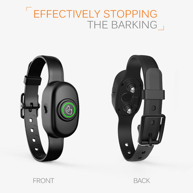2020 nou câine de companie reîncărcabil anti-latrat zgarda de dresaj cu ultrasunete tren de control rezistent la apă oprirea lătratului câine rezistent la apă