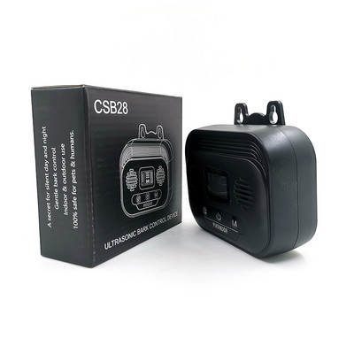 Ultragarsinis nuo lojimo kontrolės atgrasantis lojimo duslintuvas Lojimą stabdantis mokymo valdymo įtaisas su ekranu, skirtas šunims iki 50 pėdų