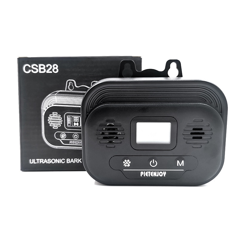 Ultragarsinis nuo lojimo kontrolės atgrasantis lojimo duslintuvas Lojimą stabdantis mokymo valdymo įtaisas su ekranu, skirtas šunims iki 50 pėdų