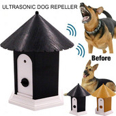 Lauko ultragarsinis šunų atbaidymo įtaisas, atsparus vandeniui šunų lojimą, skirtas lauko kabanti žievės kamščiui Lengvai montuojamas wzpi