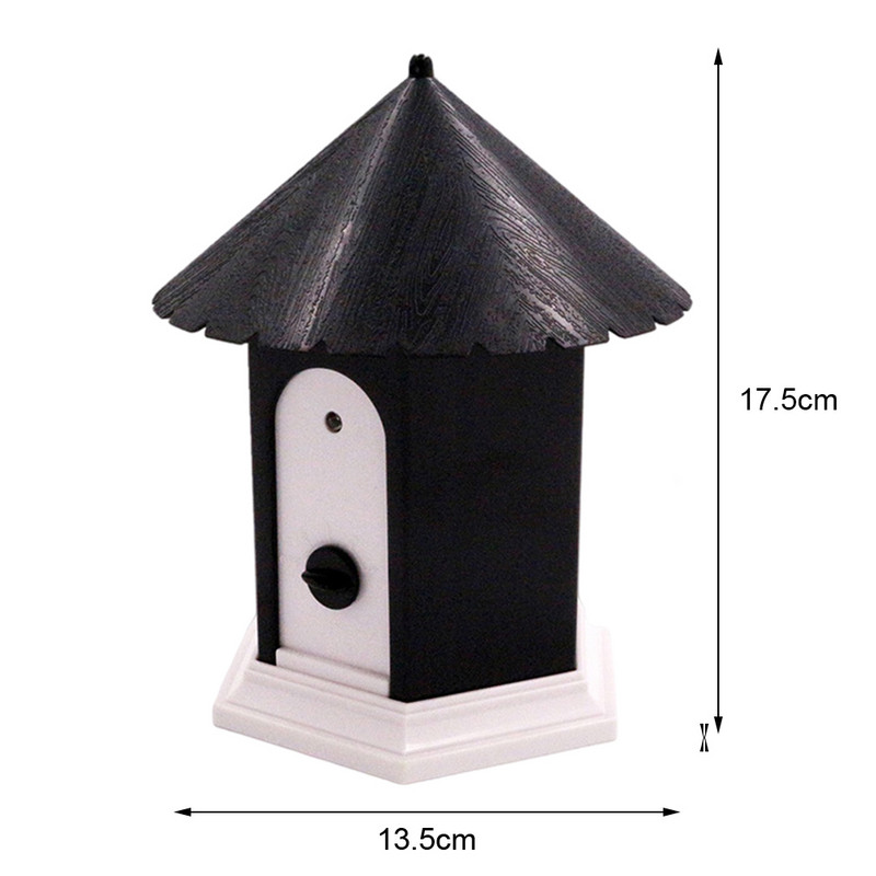 Lauko ultragarsinis šunų atbaidymo įtaisas, atsparus vandeniui šunų lojimą, skirtas lauko kabanti žievės kamščiui Lengvai montuojamas wzpi