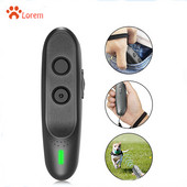 Dispozitiv de dresaj de control 3 în 1 Dispozitiv de dresaj cu ultrasunete pentru câini, anti lătrat, în aer liber, supresor de zgomot, dispozitiv de dresaj pentru căței