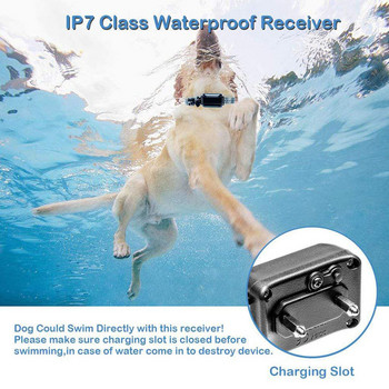 800 м водоустойчив нашийник за дресировка на домашни кучета, акумулаторен LCD дисплей с електрически удар за малки големи кучета